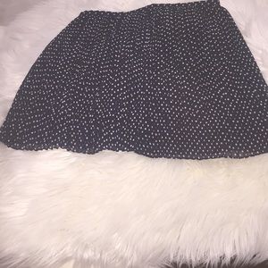 Madewell Pleated Polka Dot Skirt